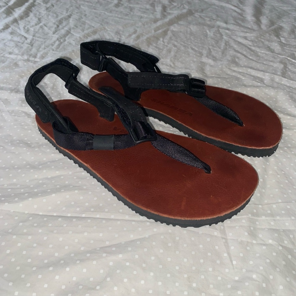 Shamma Super Black Sandals Mens 7 Women’s 8.5 Minimalist Barefoot Running Hiking